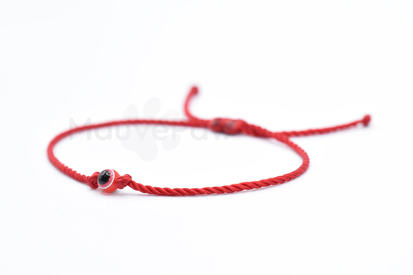 Evil eye red string bracelet, evil eye charm, red string wristband, evil eye protection bracelet, adjustable red string bracelet