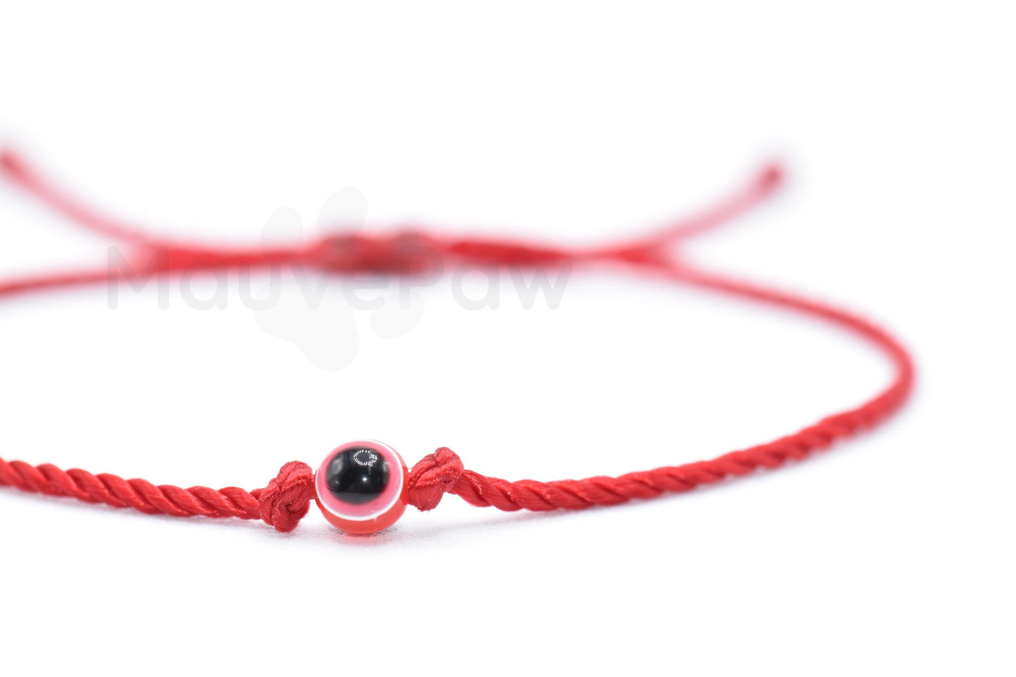 Evil eye red string bracelet, evil eye charm, red string wristband, evil eye protection bracelet, adjustable red string bracelet