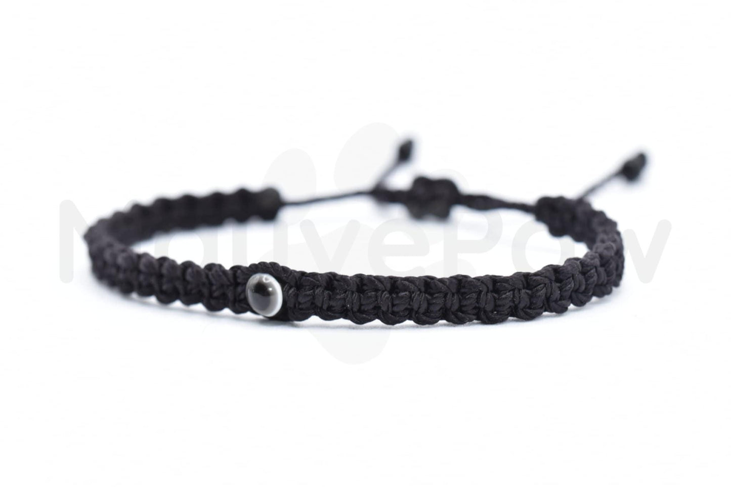 evil eye bracelet black string braided evil eye protection wristband, adjustable, good luck charm for man & woman
