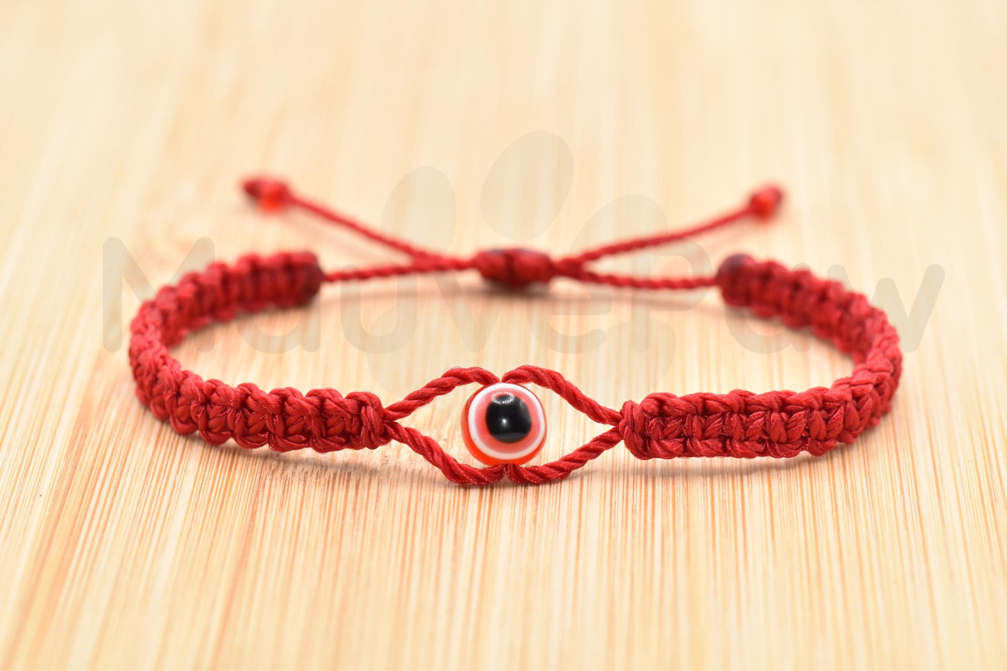 Evil eye bracelet, Red string evil eye charm, braided red string wristband, evil eye protection braided bracelet