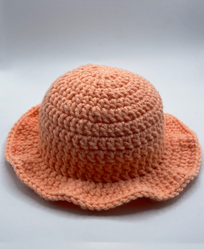 Crochet baby sun hat