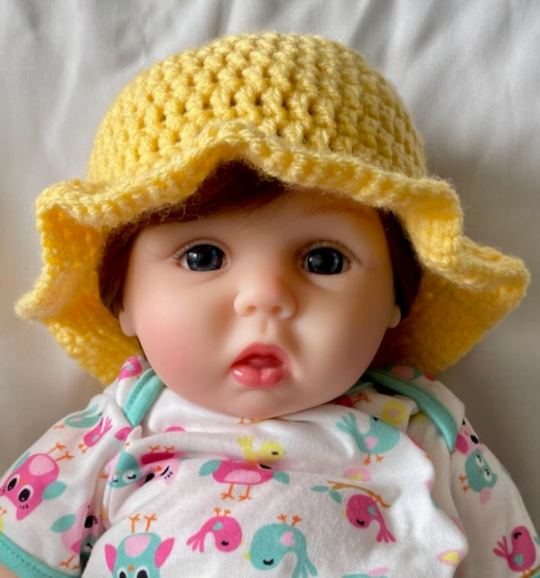 Crochet baby sun hat