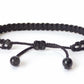 Thin Grey Line braided bracelet -Corrections Officer wristband -new -handmade -for man & woman