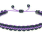 Thin purple line bracelet, Fashionable and durable thin purple line wristband, adjustable for man & woman