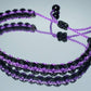 Thin purple line bracelet, Fashionable and durable thin purple line wristband, adjustable for man & woman