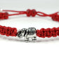 red string Elephant bracelet,  red string bracelet with an elephant charm for good luck, adjustable, for man and woman