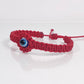 Beautiful Evil eye amulet bracelet, good luck bracelet, good luck red string wristband, evil eye protection, good luck charm, adjustable