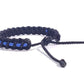 Kids size police Thin blue line bracelet -support Police wristband -braided -new -adjustable for kids