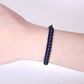 Kids size police Thin blue line bracelet -support Police wristband -braided -new -adjustable for kids