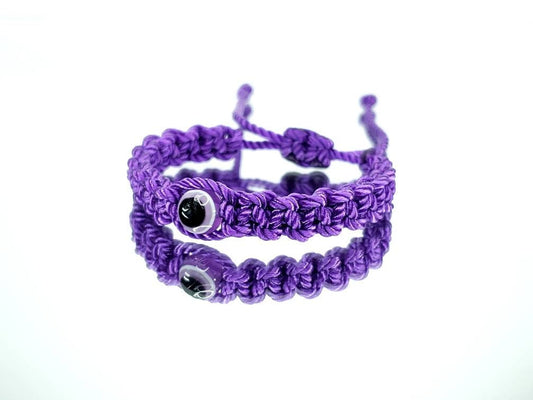 Baby purple string evil eye bracelet, Newborn infants and small childrens bracelet, evil eye protection, baby Evil eye amulet bracelet