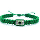 evil eye bracelet, green string evil eye wristband, braided evil eye protection bracelet, adjustable, for man and woman, new