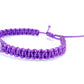 evil eye bracelet, purple string, evil eye wristband, braided evil eye protection bracelet, adjustable for man and woman