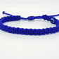 Blue bracelet, evil eye protection amulet, blue string wristband, evil eye adjustable unisex bracelet,  blue beaded bracelet