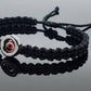 Evil eye Hematite black string good luck bracelet evil eye charm braided black string wristband evil eye protection braided bracelet