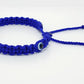 Blue bracelet, evil eye protection amulet, blue string wristband, evil eye adjustable unisex bracelet,  blue beaded bracelet