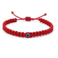 Evil eye bracelet, good luck red string bracelet, evil eye protection amulet, red string wristband adjustable for man and woman