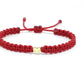 red string good luck bracelet, braided red string wristband, evil eye protection bracelet, adjustable for man and woman