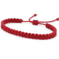 red string good luck bracelet, braided red string wristband, evil eye protection, braided bracelet, unisex, adjustable, new