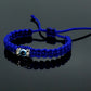 Kids size Evil eye amulet, good luck braided bracelet, evil eye blue string wristband for kids, evil eye protection, good luck charm