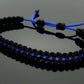 ANKLET- Thin blue line anklet, Police thin blue line, thin blue line support police anklet, adjustable.