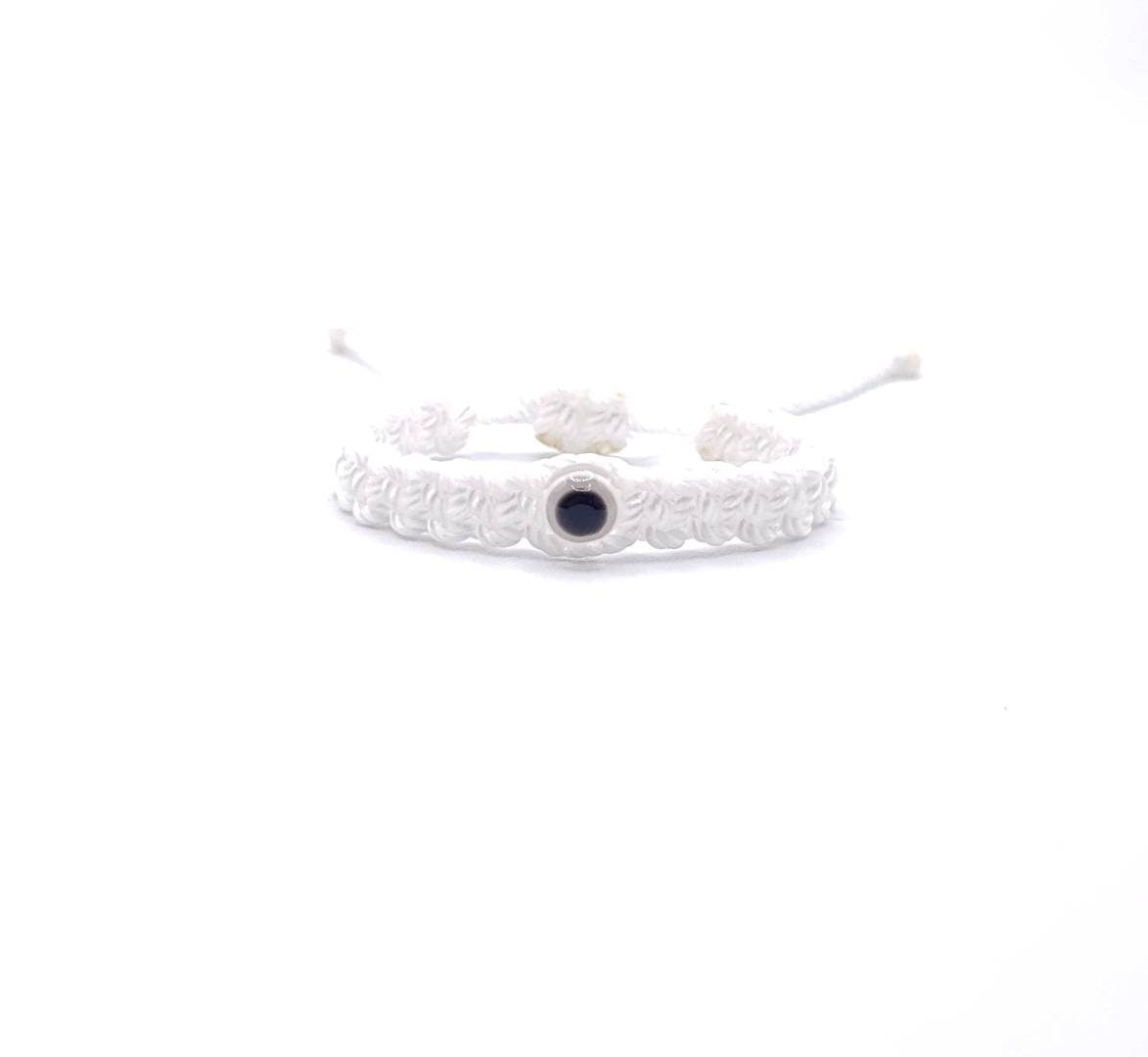 Baby evil eye bracelet, white string bracelet for Newborn infants and small childrens, evil eye protection, baby Evil eye amulet bracelet