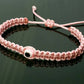 evil eye bracelet, beautiful pink string evil eye wristband braided evil eye protection bracelet, good luck charm wristband, adjustable