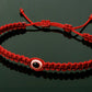 ANKLET -evil eye red string Anklet, braided red string anklet, evil eye protection charm, new, adjustable for man and woman