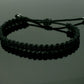 evil eye bracelet black string braided evil eye protection bracelet, adjustable, good luck charm for man & woman