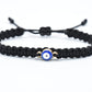 Evil eye bracelet good luck black string bracelet evil eye charm braided black string wristband evil eye protection bracelet for man & woman