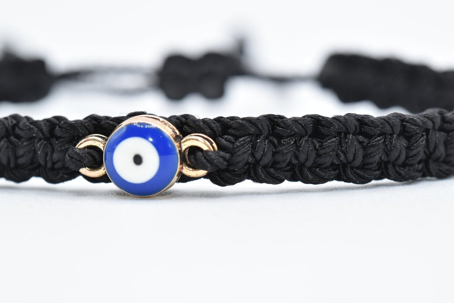 Evil eye bracelet good luck black string bracelet evil eye charm braided black string wristband evil eye protection bracelet for man & woman