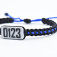 blue line bracelet police badge number bracelet Police bracelet thin blue line support police wristband adjustable badge number wristband