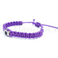 Kids size purple string evil eye bracelet, evil eye protection Evil eye amulet good luck charm braided bracelet for kids