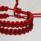 Kids size red string bracelet, evil eye protection, Evil eye amulet, good luck charm braided bracelet for kids