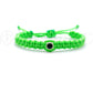 Kids size green string evil eye bracelet, evil eye protection, Evil eye amulet for kids, adjustable protection wristband