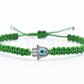 Hamsa hand green string bracelet, for happiness, luck, health, and good fortune, new. good luck and evil eye charm for man and woman