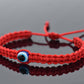 good luck red string bracelet, evil eye protection amulet, red string wristband