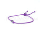 Evil eye purple string bracelet, evil eye charm, beautiful purple string wristband evil eye protection bracelet adjustable for man and woman