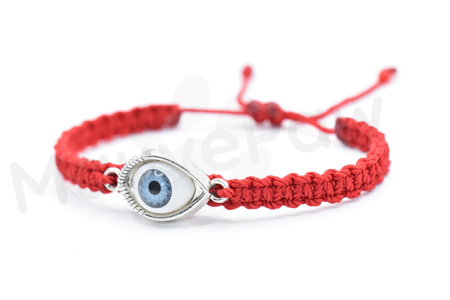 evil eye bracelet, braided red string wristband evil eye protection, good luck bracelet adjustable for man/woman