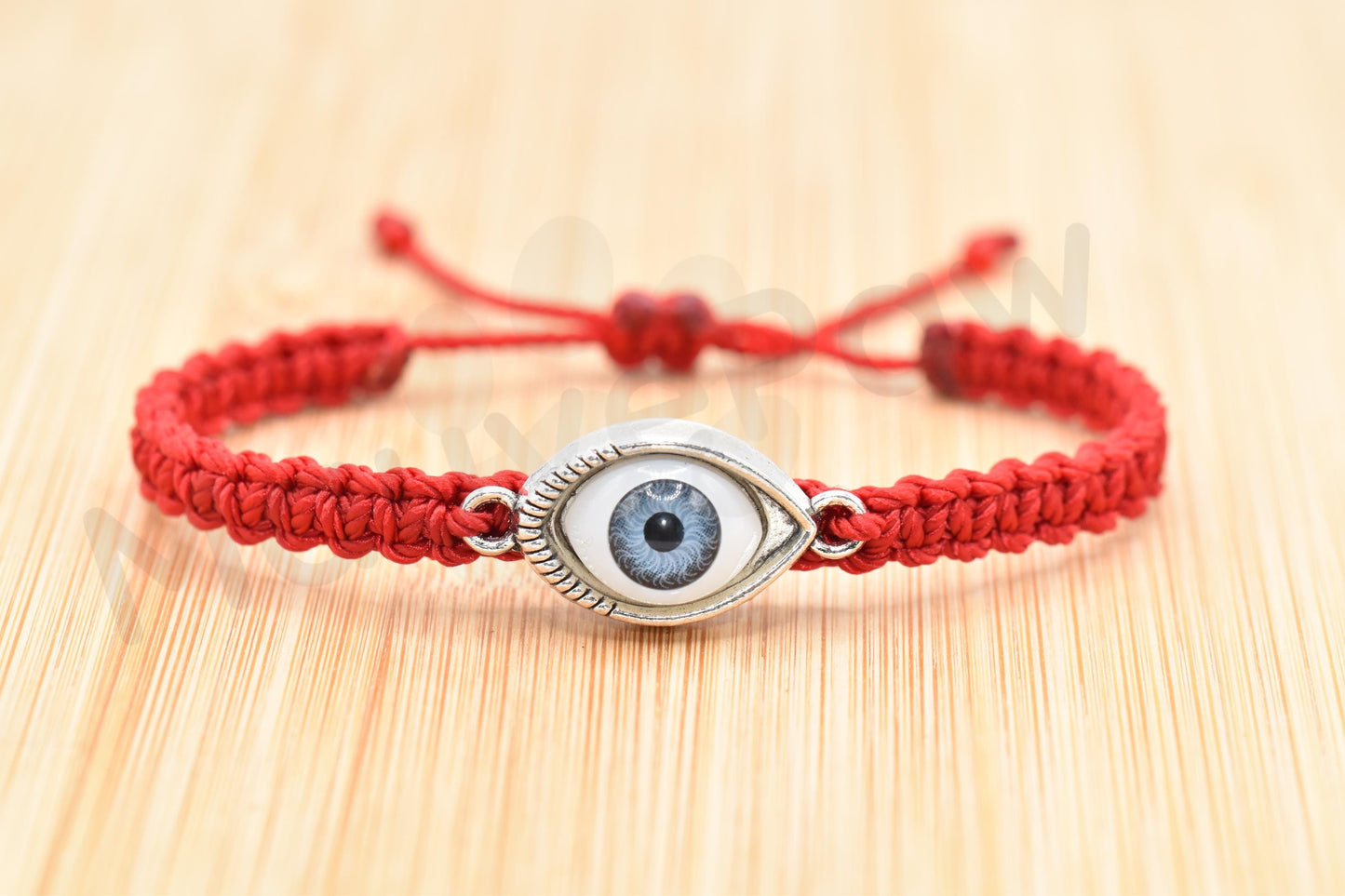 evil eye bracelet, braided red string wristband evil eye protection, good luck bracelet adjustable for man/woman