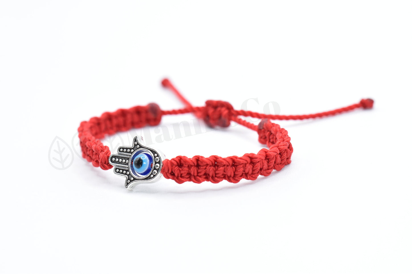 Kids size Hamsa hand red string bracelet, for happiness, luck, health, and good fortune, new. good luck and evil eye charm for children.