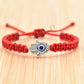 Kids size Hamsa hand red string bracelet, for happiness, luck, health, and good fortune, new. good luck and evil eye charm for children.