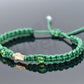 Green string saint Jude bracelet for protection and good luck, braided green string with a gold color saint Jude for man & woman