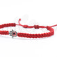 ANKLET- Hamsa Hand with an evil eye for protection & good luck, braided red string ANKLET with a silver color hamsa hand for man/woman