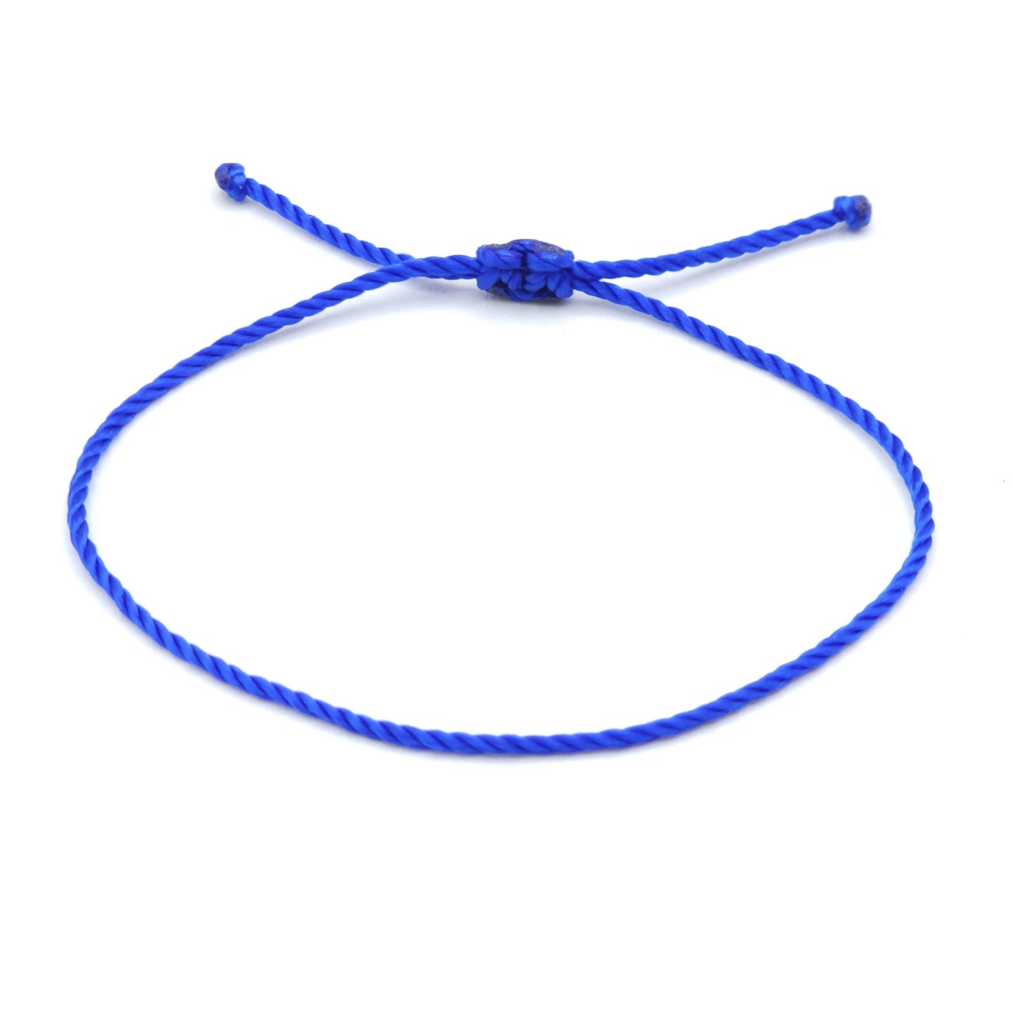 Blue support bracelet, blue string wristband, blue bracelet, adjustable unisex blue bracelet, kamala bracelet, pulsera azul