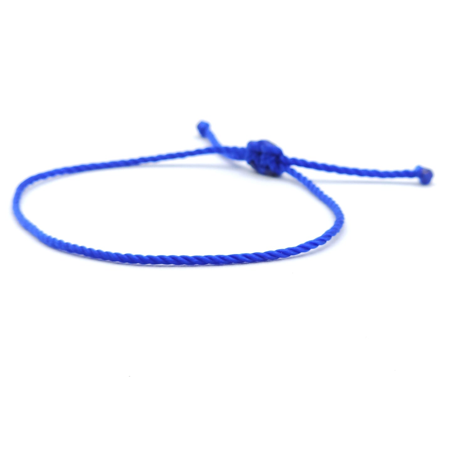 Blue support bracelet, blue string wristband, blue bracelet, adjustable unisex blue bracelet, kamala bracelet, pulsera azul