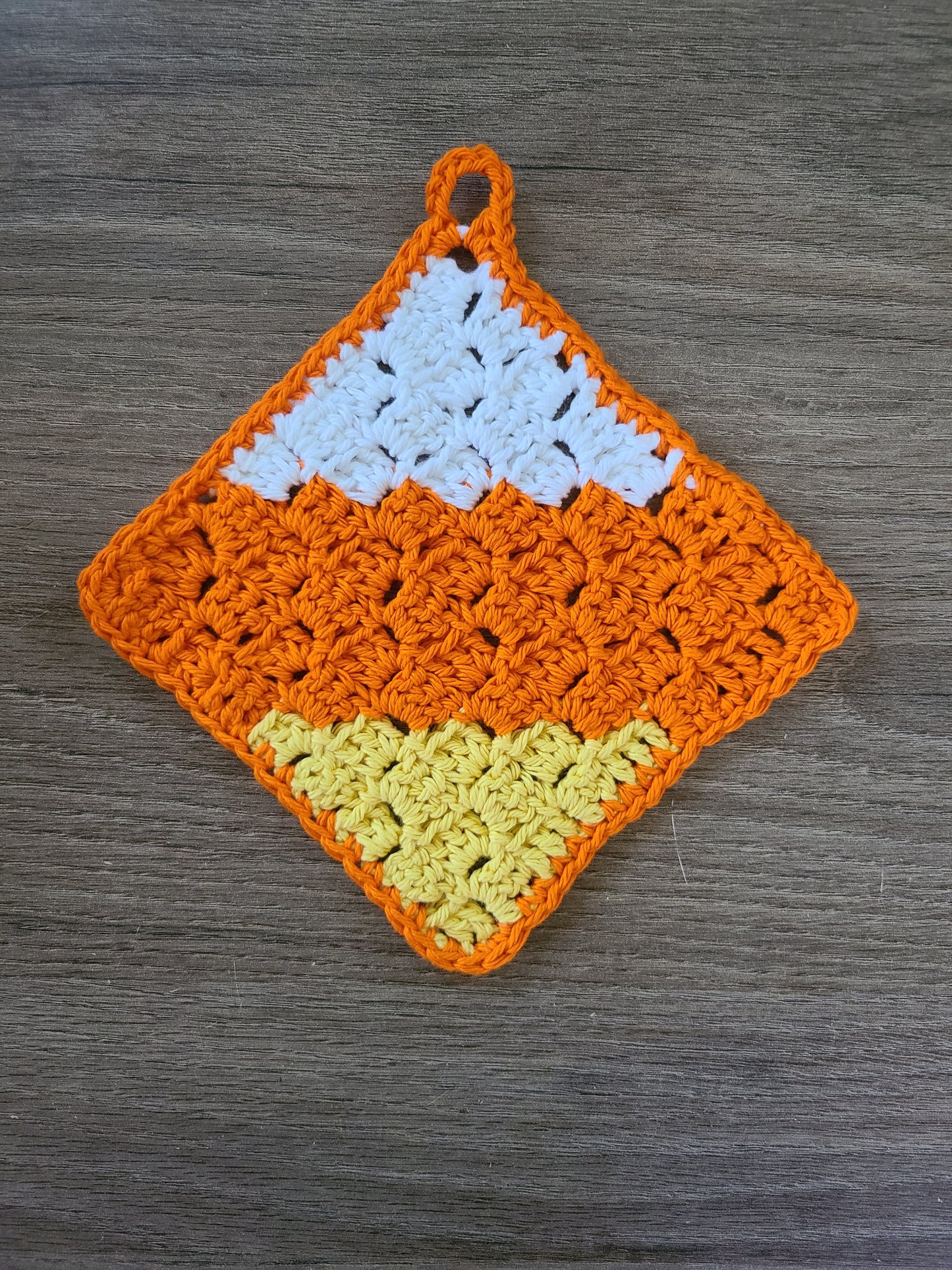 Candy Corn Pot Holders