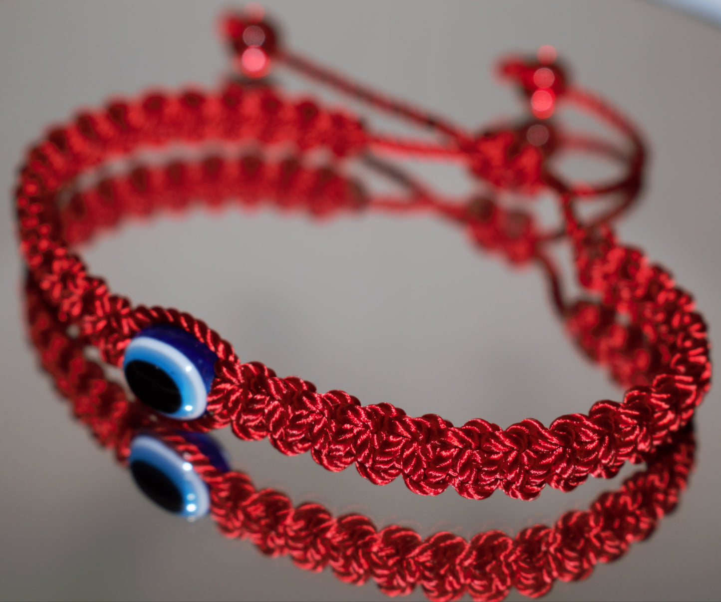 red string evil eye bracelet -ncb