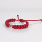 baby evil eye bracelet, red -mse