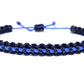 police thin blue line bracelet -bt