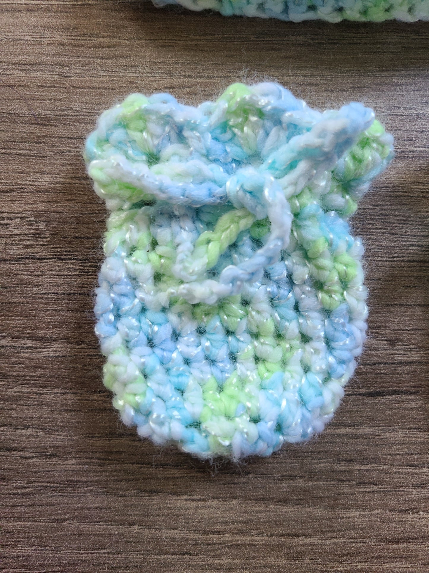 Newborn beanie and mittens